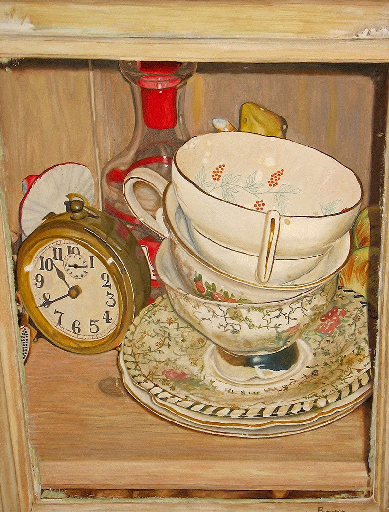 Teacups with Alarm Clock