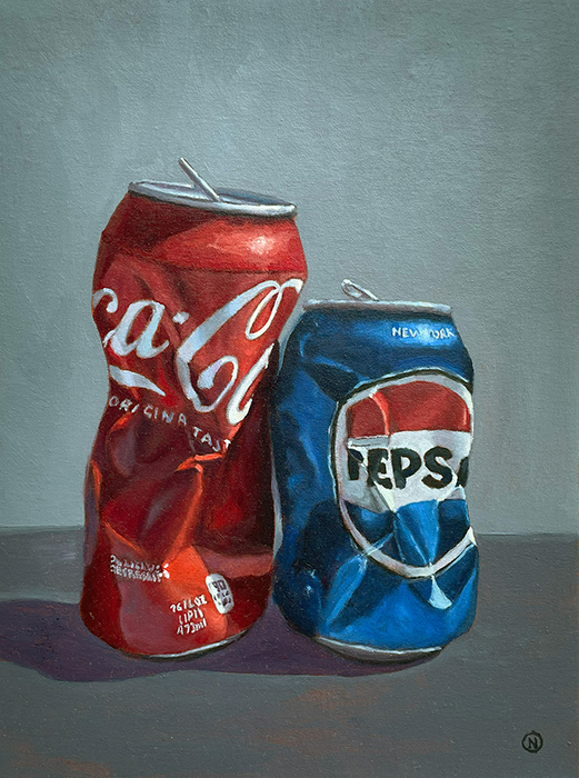 Crushed Cola Pepsi Cans #1