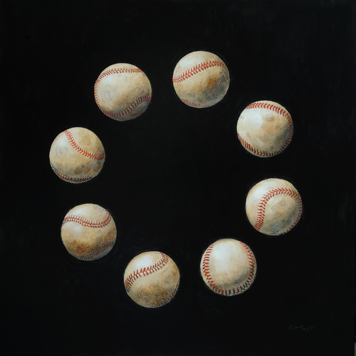 Eight Baseballs